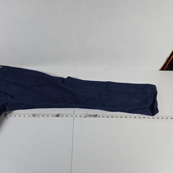 Wrangler‎ Men Dark Wash Denim Jeans 35x34 Straight Leg Classic Fit - Picture 4 of 8